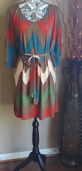Boho chevron dress - Picture 2 of 8
